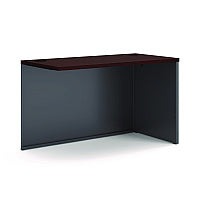 HON 38000 Series Return Shell, Right, 48w x 24d x 29.5h, Mahogany/Charcoal (38943RNS)