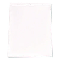 C-Line Clear Vinyl Shop Ticket Holders, Both Sides Clear, 50 Sheets, 9 x 12, 50/Box (80912)