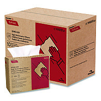 Cascades Tuff-Job S600 High Performance Wipers, 9 3/4 x 16 3/4, 126/Box, 10 Box/Carton (W610)