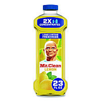 Mr. Clean Multi-Surface Antibacterial Cleaner, Lemon Scent, 23 oz Bottle, 6/Carton (06892)