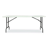 AbilityOne 7105017243926, SKILCRAFT Rectangular Folding Table, 72w x 30d x 29h, Platinum GrayTop, Gray Base/Legs