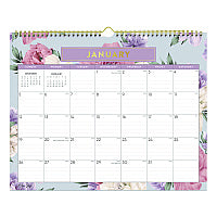 Blue Sky Tula Monthly Wall Calendar, Floral Artwork, 15 x 12, White/Multicolor Sheets, 12-Month (Jan to Dec): 2026 (144076)