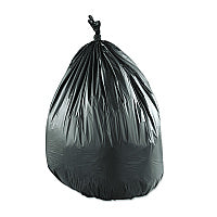 Inteplast Group Low-Density Commercial Can Liners, 60 gal, 1.15 mil, 38" x 58", Black, Interleaved Roll, 25 Bags/Roll, 4 Rolls/Carton (SLW3858SPKC)