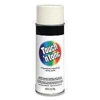 Rust-Oleum Touch'n Tone Spray Paint, Gloss White, 10 oz Aerosol Can, 6/Carton (55274830)