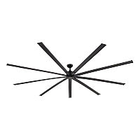 Global Industrial Industrial Ceiling Fan, 108", 6 Speeds, 20,000 CFM, Black (293049)
