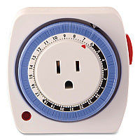 GoGreen Power AC Indoor Timer, Analog, 4 x 3, White (GG36011)