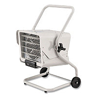 Global Industrial Portable Heater with Built-In Thermostat, 3785 W/5,000 W, 14.12 x 17.5 x 19.62, White (246737)