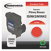 Innovera Remanufactured Red Postage Meter Ink, Replacement for IM-280 (ISINK2IMINK2), 2,500 Page-Yield