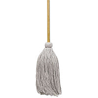 Boardwalk(R) Cut-End Cotton Mop Head, White, #32 Handle Deck, 6 Mops (BWKCD50032S)