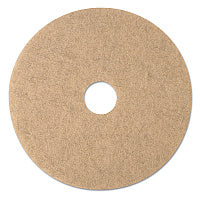 3M Ultra High-Speed Natural Blend Floor Burnishing Pads 3500, 20" Diameter, Tan, 5/Carton (19008)