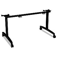 HON Huddle Flip-Top Base for 30" Deep Table Tops, 51.63w x 23.5d x 28.38h, Black (MFLIP30CP)