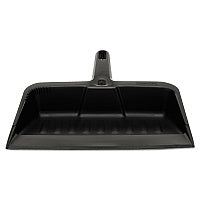 Rubbermaid Commercial Heavy-Duty Dustpan, 8.25 x 12.25 , Polypropylene, Charcoal (2005CHA)