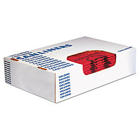 Heritage Healthcare Biohazard Printed Can Liners, Biohazard Infectious Waste, 10 gal, 1.3 mil, 24" x 23", Red, Flat Pack, 500/Carton (A4823PR)