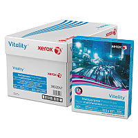 Xerox Vitality Multipurpose Print Paper, 92 Bright, 20 lb Bond Weight, 8.5 x 11, White, 500 Sheets/Ream, 10 Reams/Carton (3R02047)