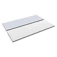 Alera Reversible Laminate Table Top, Rectangular, 71.5w x 23.63d, White/Gray (ALETT7224WG)