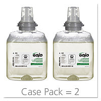 GOJO TFX Green Certified Foam Hand Cleaner Refill, Unscented, 1,200 mL, 2/Carton (566502CT)