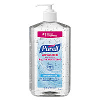 PURELL Advanced Hand Sanitizer Refreshing Gel, 20 oz Pump Bottle, Clean Scent (302312EA)