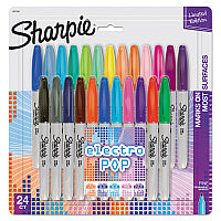 Sharpie Fine Tip Permanent Marker, Fine Bullet Tip, Assorted Colors, 24/Pack (1927350)