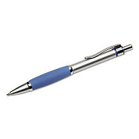 AbilityOne 7520014457230, SKILCRAFT Precision 305 Ballpoint Pen, Retractable, Medium 1 mm, Blue Ink, Silver Barrel, Dozen