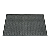 AbilityOne 7220015826224, SKILCRAFT 3-Mat Entry System Scraper/Wiper Mat, 36 x 60, Gray