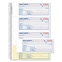 Adams TOPS Money/Rent Receipt Book, Two-Part Carbon, 7 x 2.75, 4 Forms/Sheet, 200 Forms Total (SC1182)