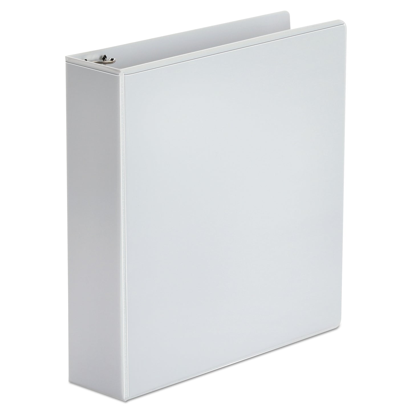 Universal Economy Round Ring View Binder, 3 Rings, 2" Capacity, 11 x 8.5, White (UNV20982)