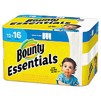 Bounty(R) Essentials Kitchen Paper Towels, 2-Ply, 83 Sheets, 12 Rolls (74682)