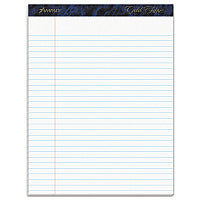 Ampad Gold Fibre Quality Writing Pads, Wide/Legal Rule, 50 White 8.5 x 11.75 Sheets, Dozen (20070)