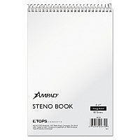 Ampad Steno Pads, Gregg Rule, Tan Cover, 80 White 6 x 9 Sheets (25774)
