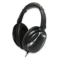 Maxell Bass 13 Headphone with Mic, 4 ft Cord, Black (199840)