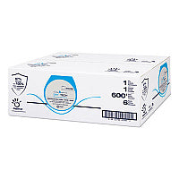 Dry Tech Paper Towel, 1-Ply, 7.5" x 600 ft, White, 6 Rolls/Carton