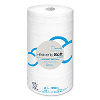 Papernet(R) Heavenly Soft Kitchen Paper Towels, 250 Sheet, 12 Rolls (410134)