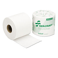 AbilityOne(R) Toilet Paper, 2-Ply, White, 550 Sheets, 40 Rolls (NSN5547678)