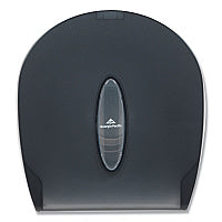 Georgia Pacific Professional Jumbo Jr. Bathroom Tissue Dispenser, Single Roll, 10.6 x 5.4 x 11.3, Translucent Smoke (59009)