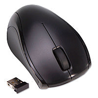Innovera Compact Mouse, 2.4 GHz Frequency/26 ft Wireless Range, Left/Right Hand Use, Black (IVR62210)