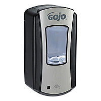 GOJO LTX-12 Touch-Free Dispenser, 1,200 mL, 5.75 x 3.33 x 10.5, Brushed Chrome/Black (191904)