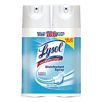 Lysol(R) Disinfectant Spray, Crisp Linen, 12.5 oz Aerosol Spray, 2/Pack, 6 Pack/Carton (89946)