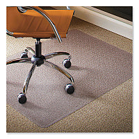 ES Robbins Natural Origins Chair Mat for Carpet, 46 x 60, Clear (141052)
