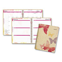 AT-A-GLANCE Watercolors Weekly/Monthly Planner, Butterflies Artwork, 11 x 8.5, Multicolor Cover, 12-Month (Jan to Dec): 2026 (791905G)
