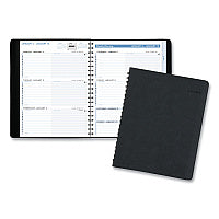 AT-A-GLANCE The Action Planner Weekly Appointment Book, 11 x 8, Black Cover, 12-Month (Jan to Dec): 2026 (70EP0105)