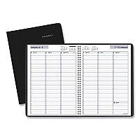 AT-A-GLANCE DayMinder Weekly Appointment Book, Vertical-Column Format, 11 x 8, Black Cover, 12-Month (Jan to Dec): 2026 (G52000)