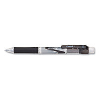 Pentel .e-Sharp Mechanical Pencil, 0.5 mm, HB (#2), Black Lead, Black Barrel, Dozen (AZ125A)