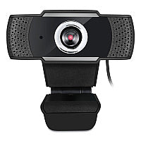 Adesso CyberTrack H4 1080P HD USB Manual Focus Webcam with Microphone, 1920 Pixels x 1080 Pixels, 2.1 Mpixels, Black