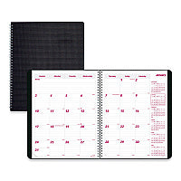 Brownline DuraFlex 14-Month Planner, 11 x 8.5, Black Cover, 14-Month: Dec 2025 to Jan 2027 (CB1262VBLK)