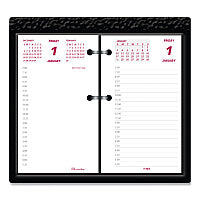 Brownline Daily Calendar Pad Refill, 6 x 3.5, White/Burgundy/Gray Sheets, 12-Month (Jan to Dec): 2026 (C2R)