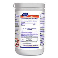 Avert Sporicidal Disinfectant Cleaner Wipes, 6 x 7, Chlorine Scent, 160/Canister, 12/Carton
