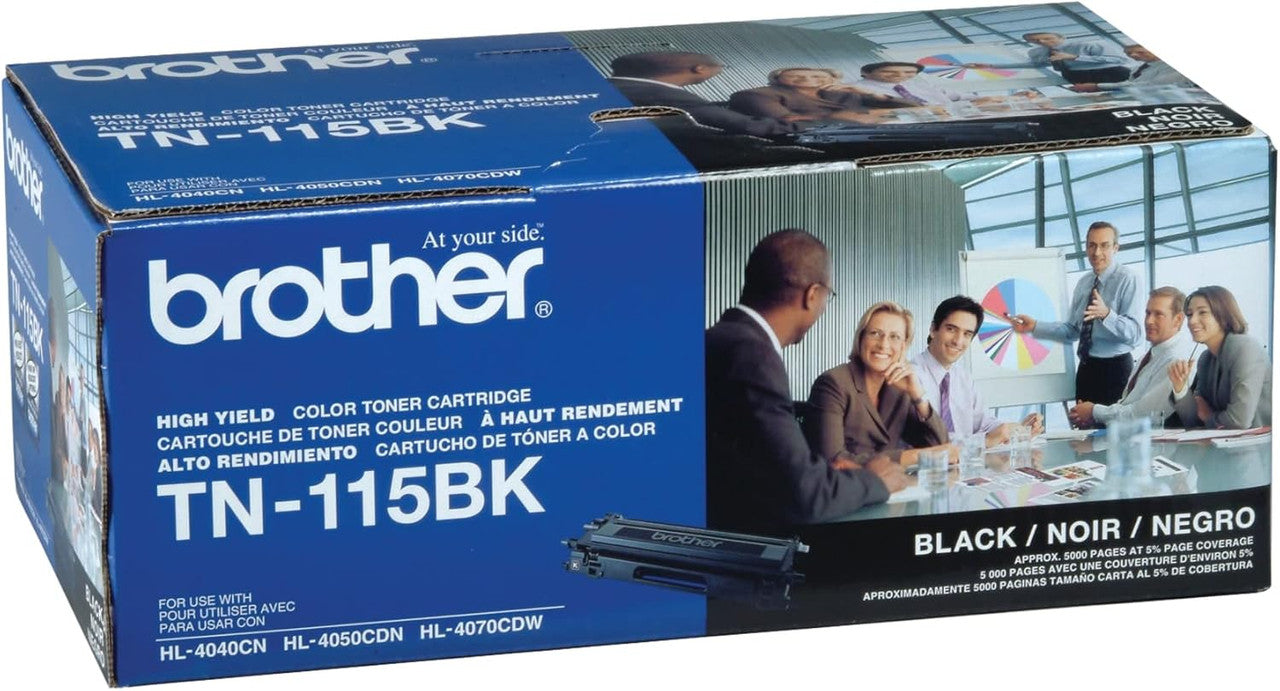 Brother TN-115BK | Original Black High-Yield Toner Cartridge