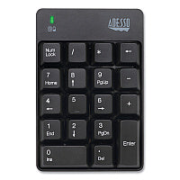 Adesso WKB6010UB Wireless 18-Key Numeric USB Keypad, Black