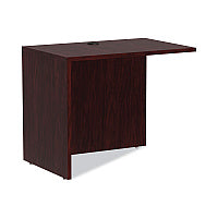 Alera Valencia Series Reversible Return/Bridge Shell, 35w x 23.63d x 29.5h, Mahogany (ALEVA353624MY)