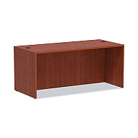 Alera Valencia Series Straight Front Desk Shell, 65" x 29.5" x 29.63", Medium Cherry (ALEVA216630MC)